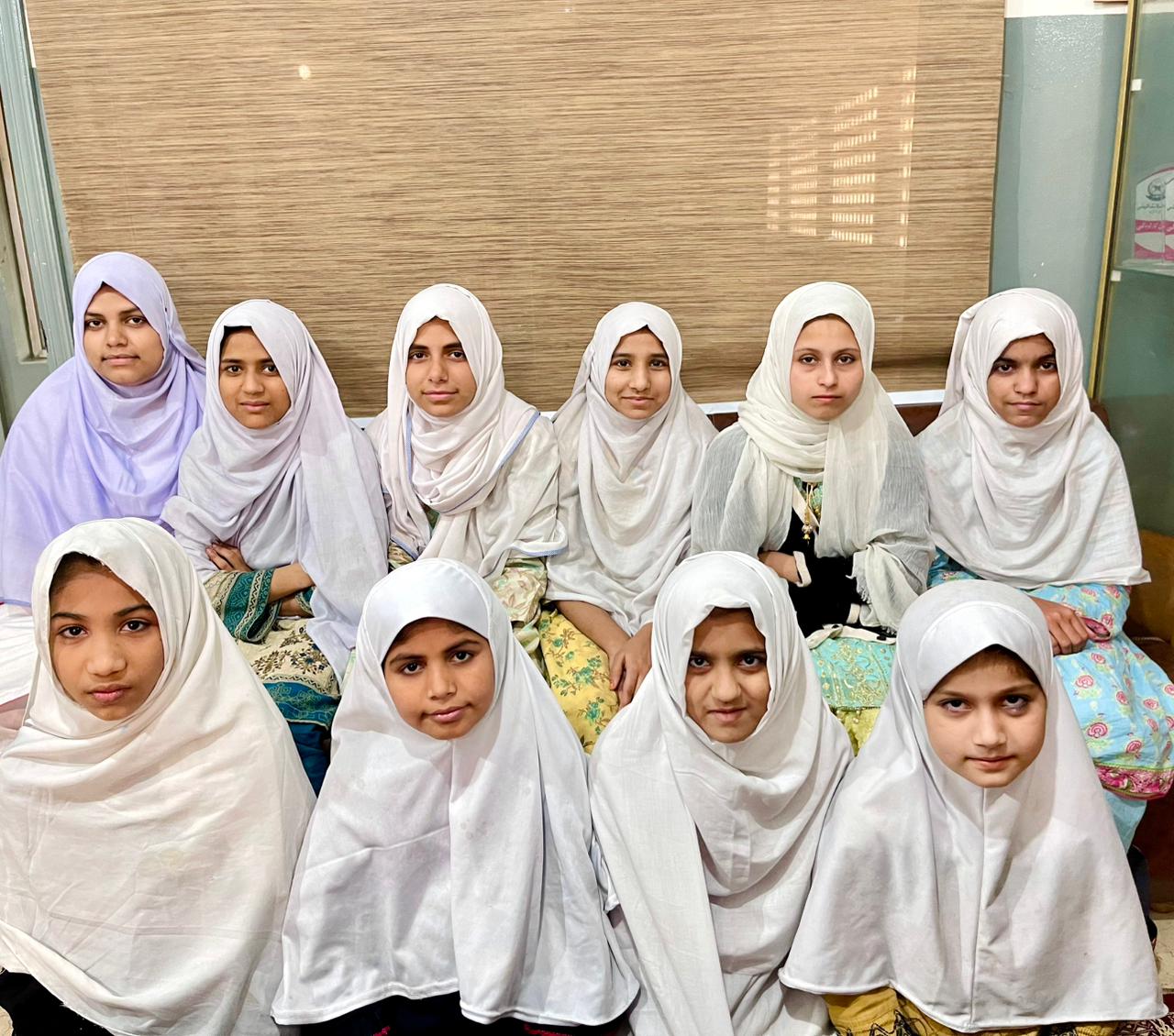 Students learning in the academy classroom